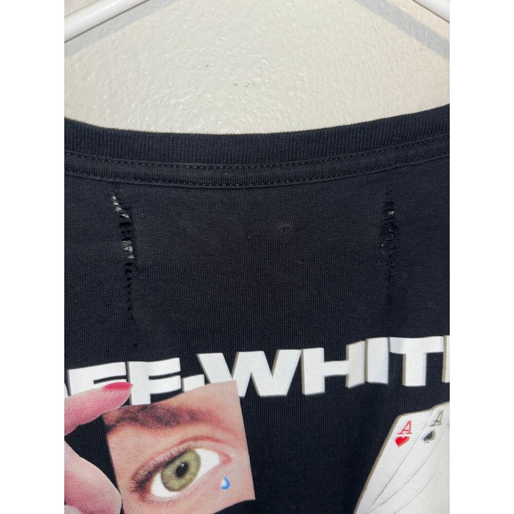 Off-White Diagonal Hand Card ls tee - Picture 8 of 8
